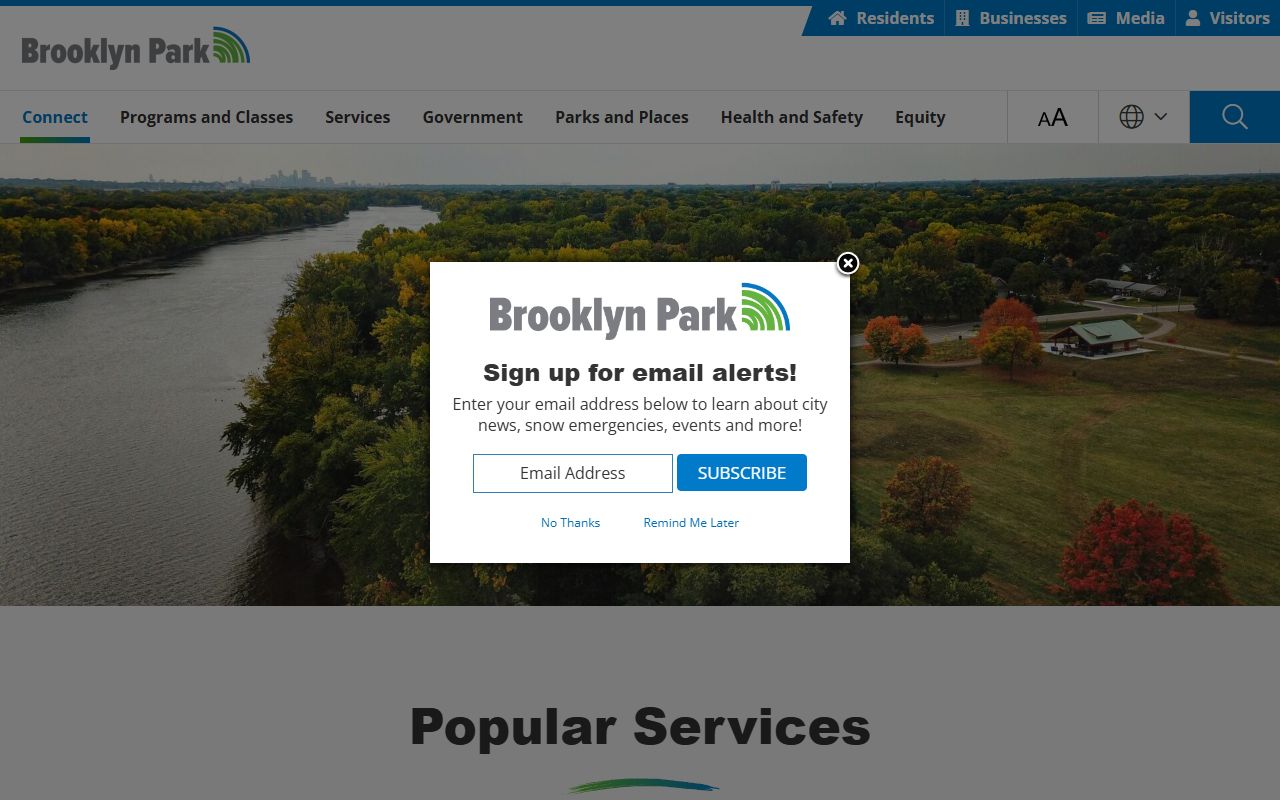 City of Brooklyn Park dissolution of marriage resources