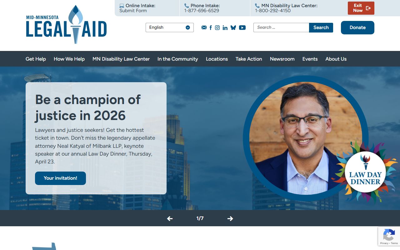 Mid-Minnesota Legal Aid Eden Prairie dissolution of marriage