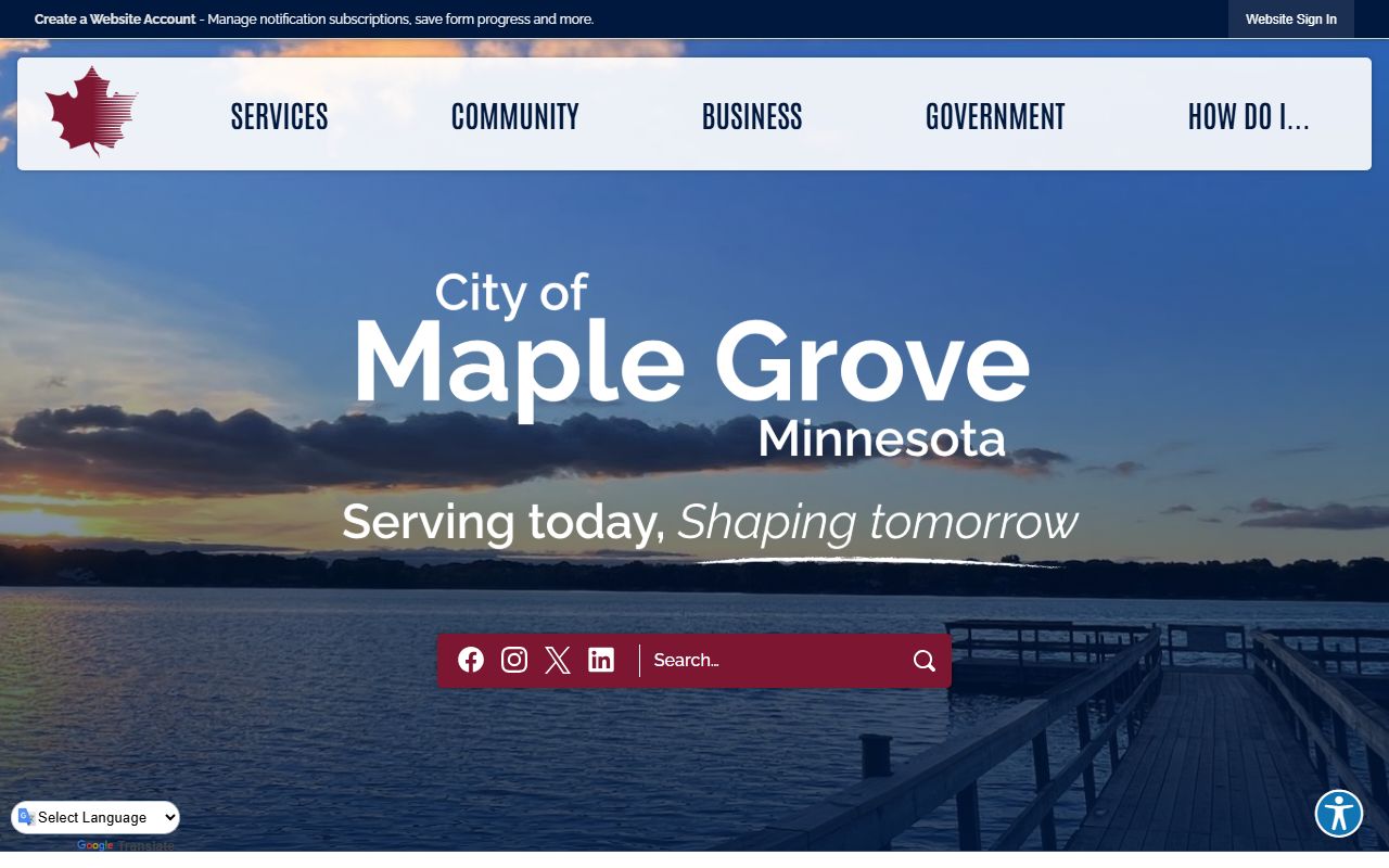 City of Maple Grove dissolution of marriage resources