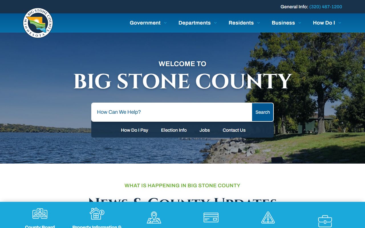 Big Stone County website for dissolution of marriage research