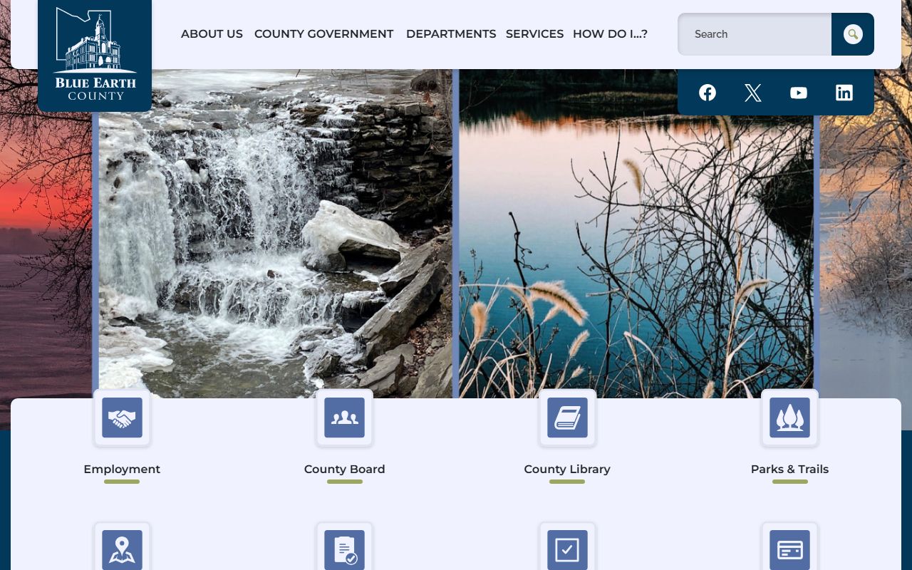 Blue Earth County website for dissolution of marriage resources