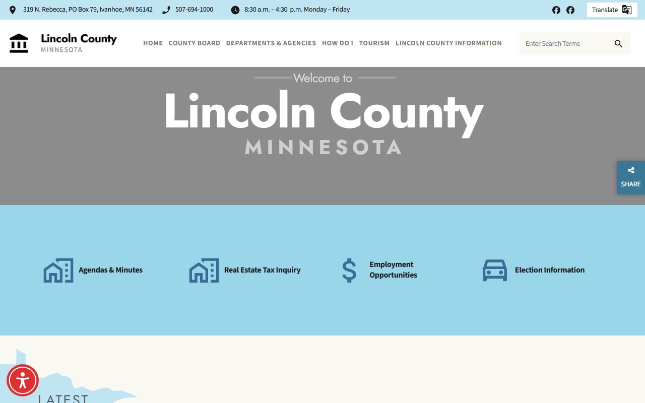 Lincoln County website with dissolution of marriage court resources