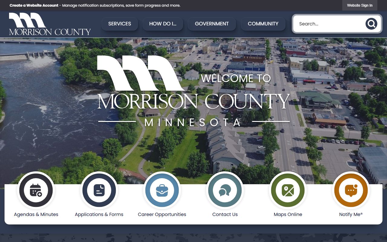 Morrison County dissolution of marriage county website