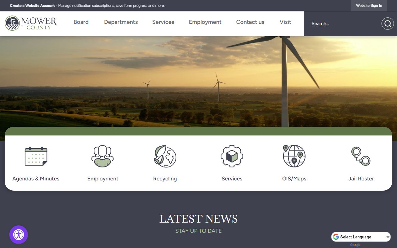 Mower County dissolution of marriage county website