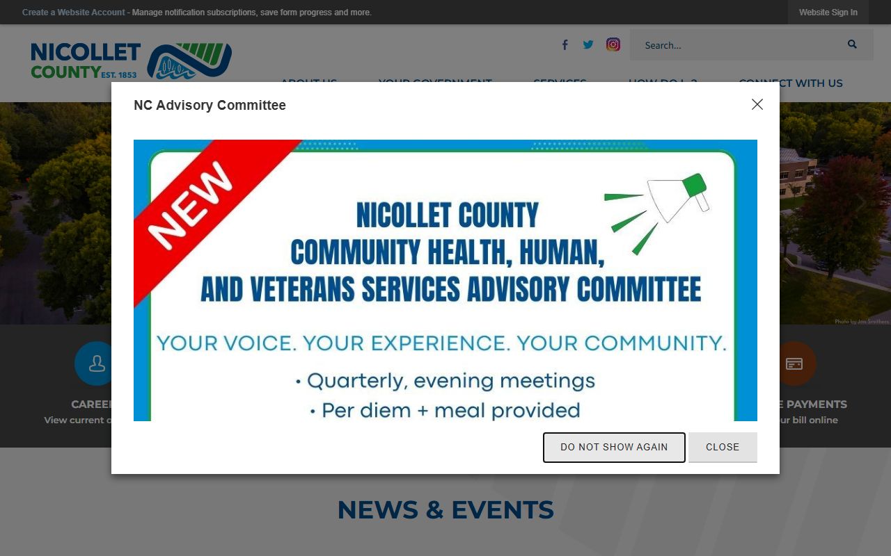 Nicollet County dissolution of marriage county website