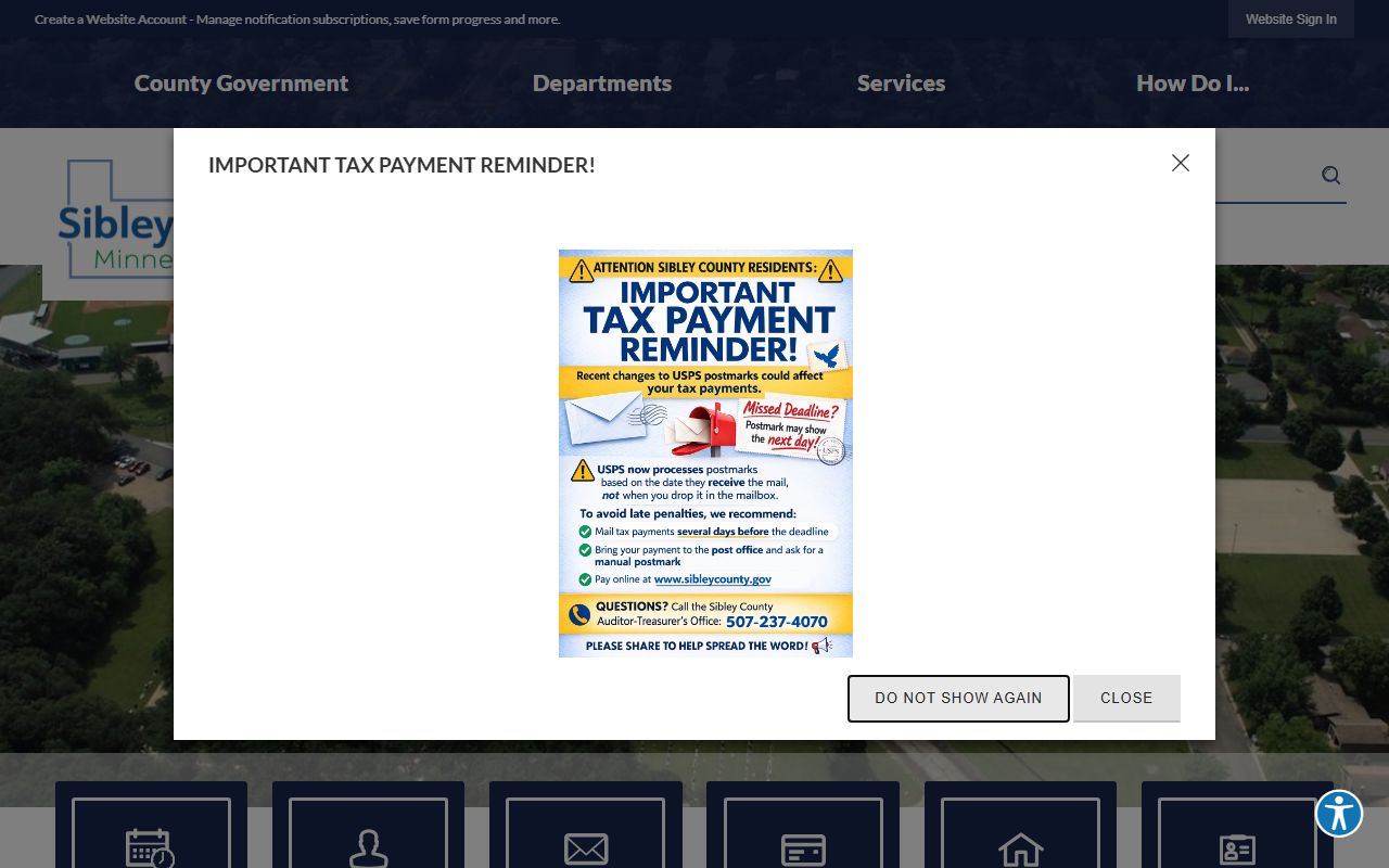 Sibley County dissolution of marriage county website