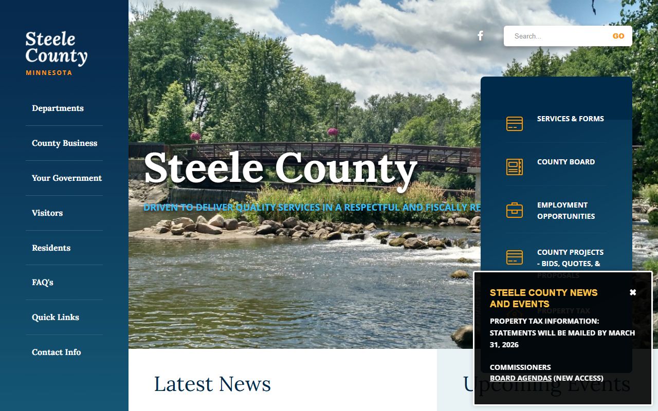 Steele County dissolution of marriage county website