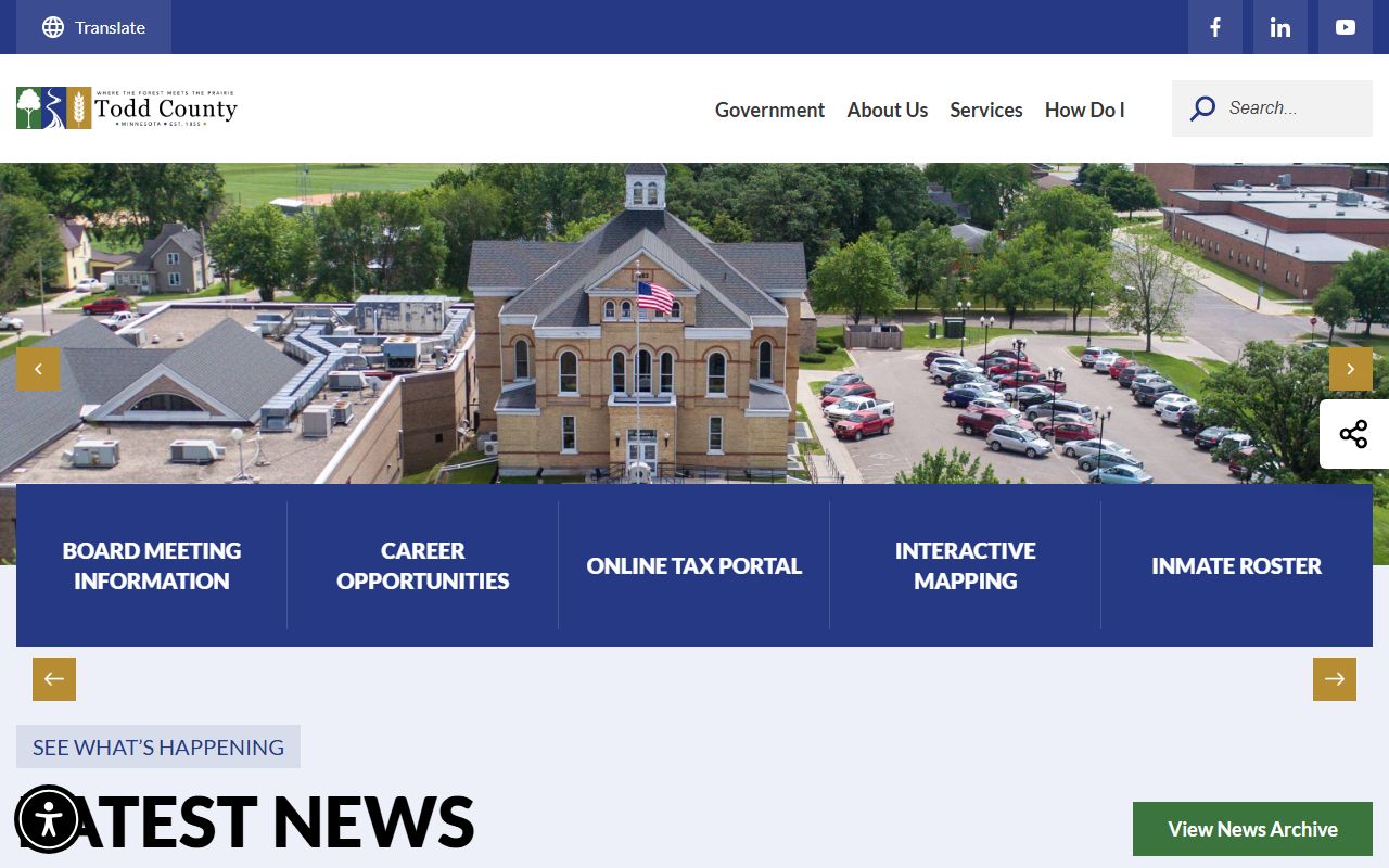 Todd County dissolution of marriage county website